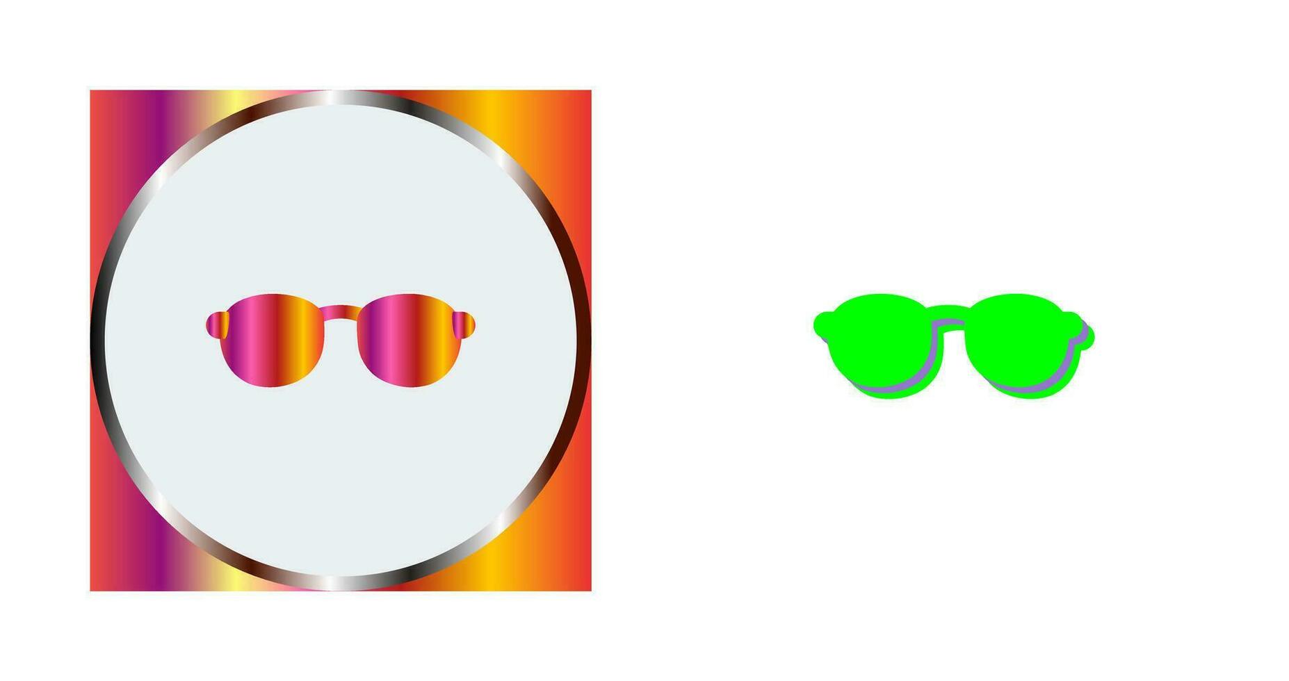 icono de vector de gafas de sol