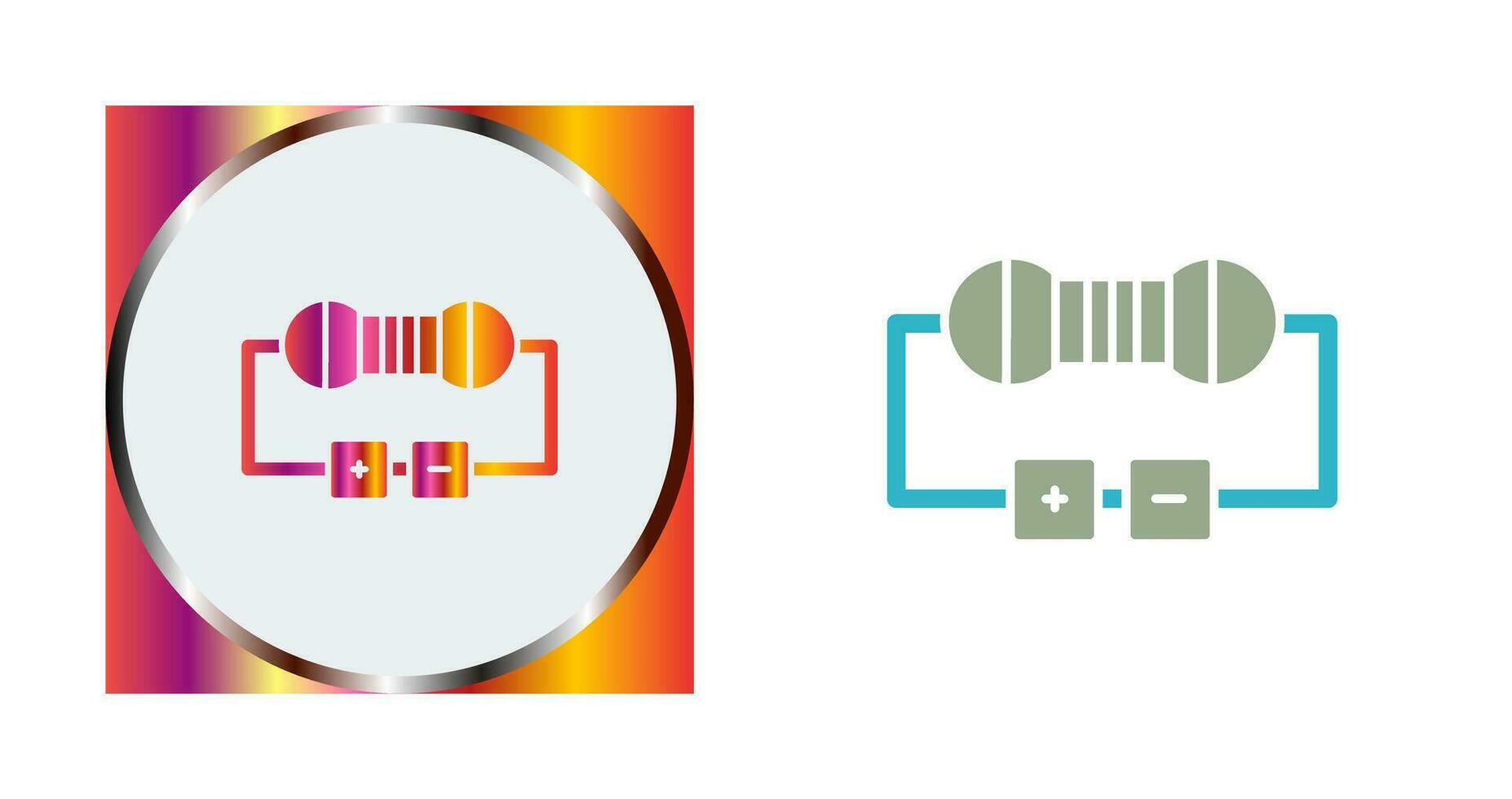 Resistor Vector Icon