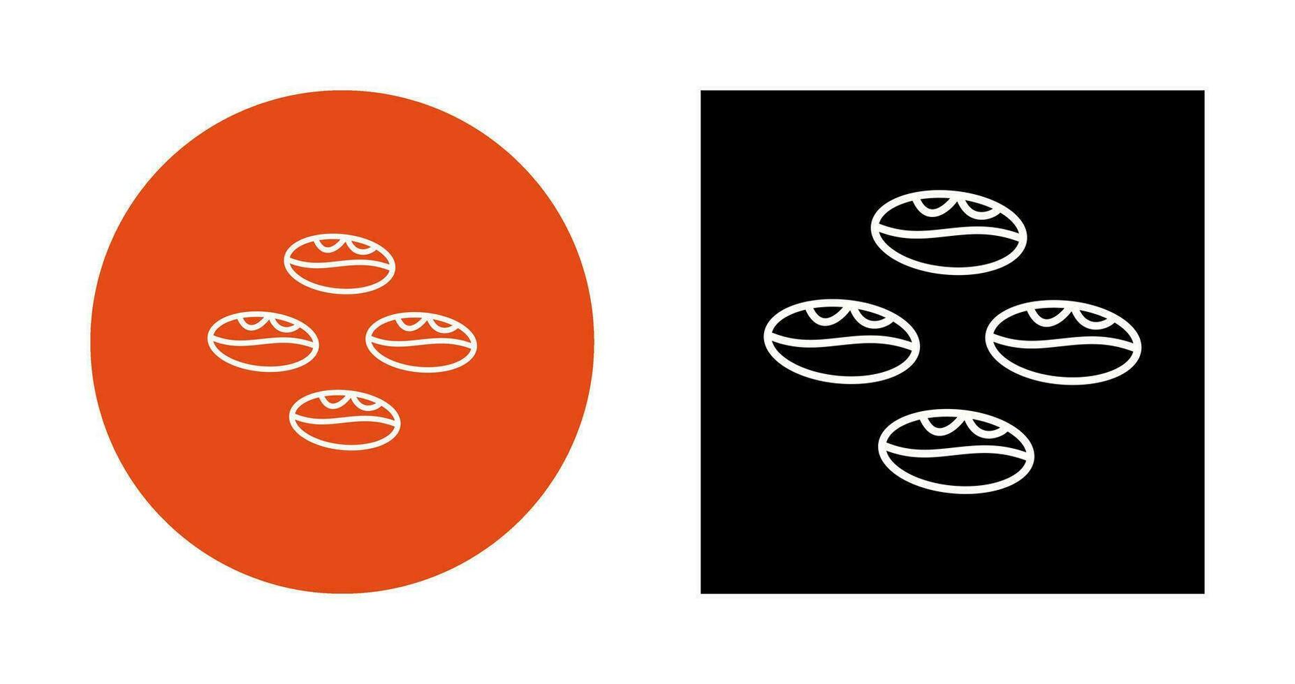 Coffee Beans Vector Icon
