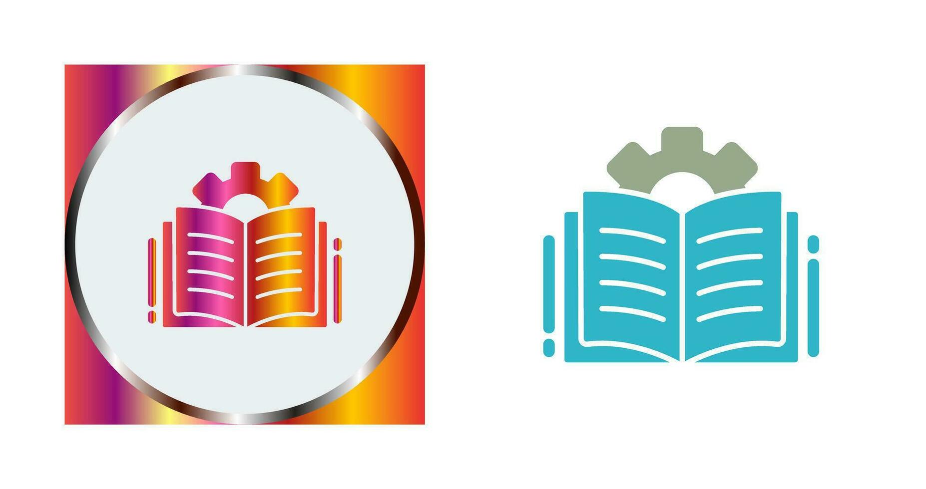 Open Book Vector Icon