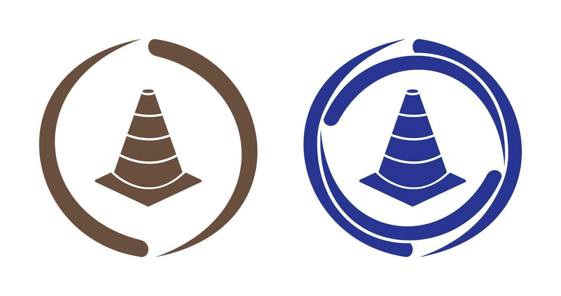 Unique Cone Vector Icon