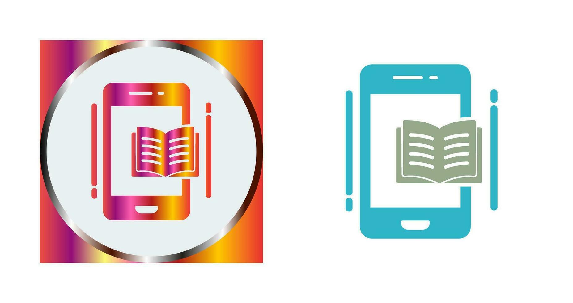 E Book Vector Icon