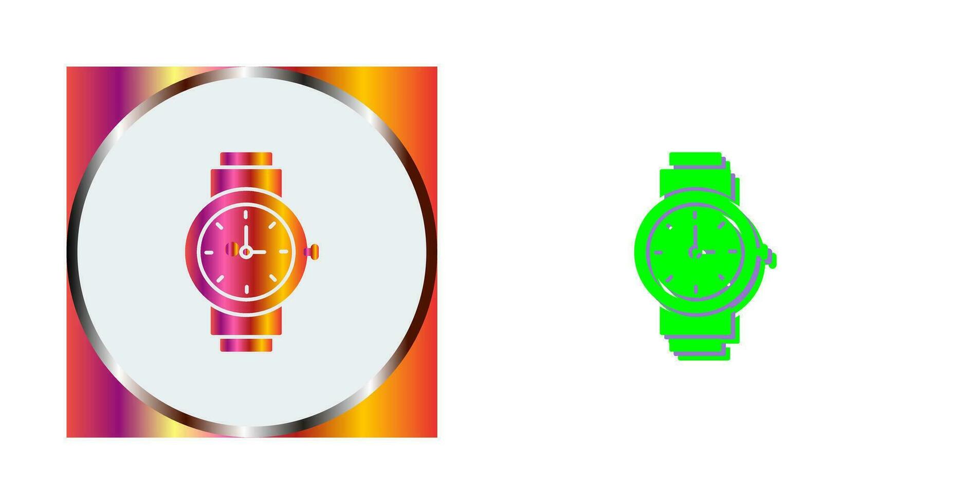 icono de vector de reloj de pulsera