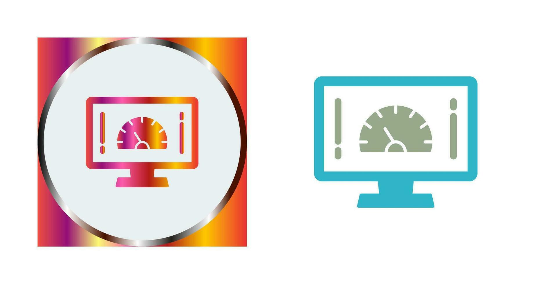 Speed Test Vector Icon