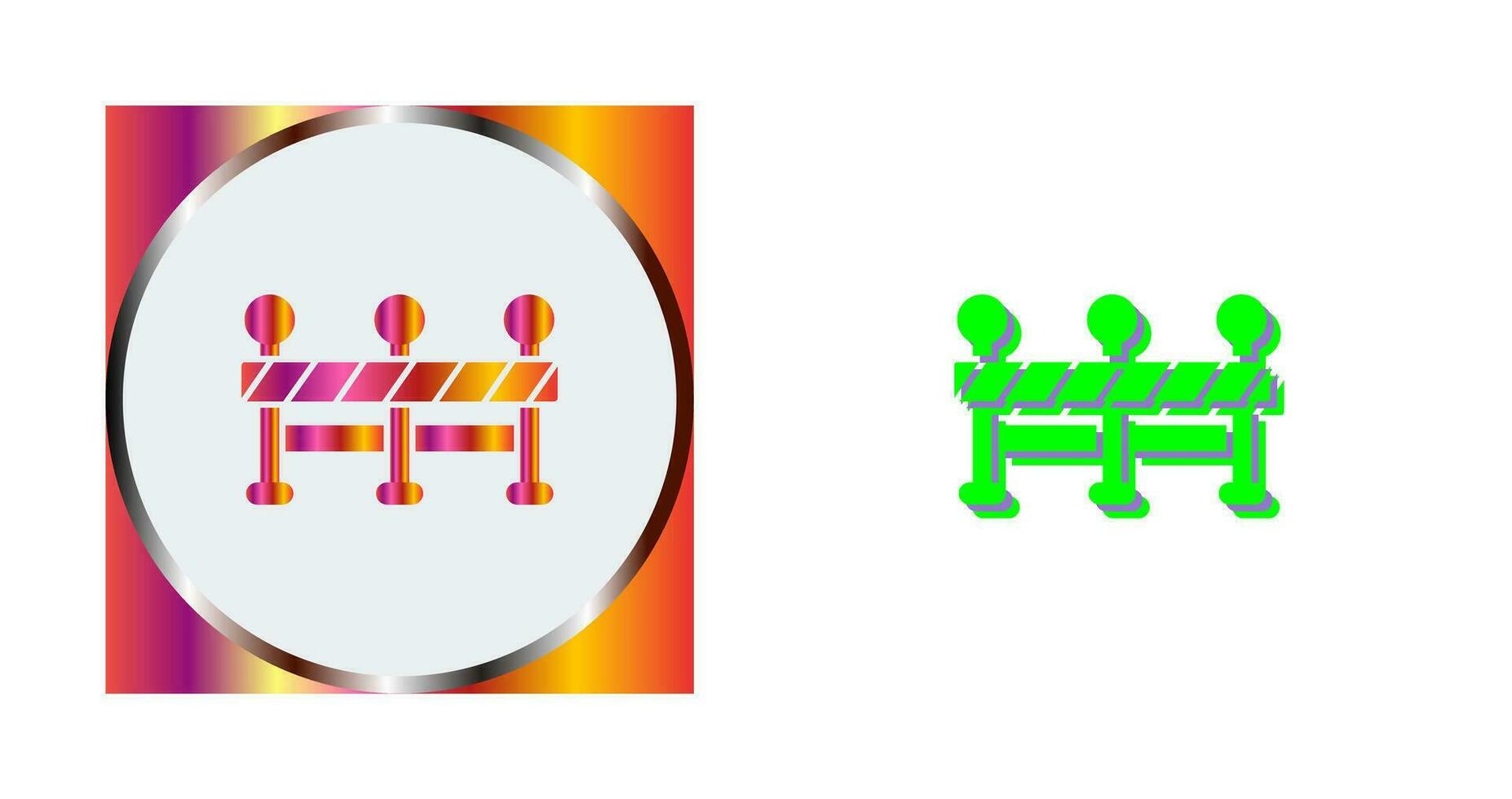 Roadblock Vector Icon