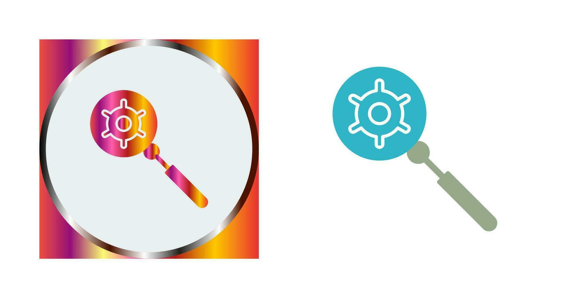 Unique Search Engine Optimizati Vector Icon