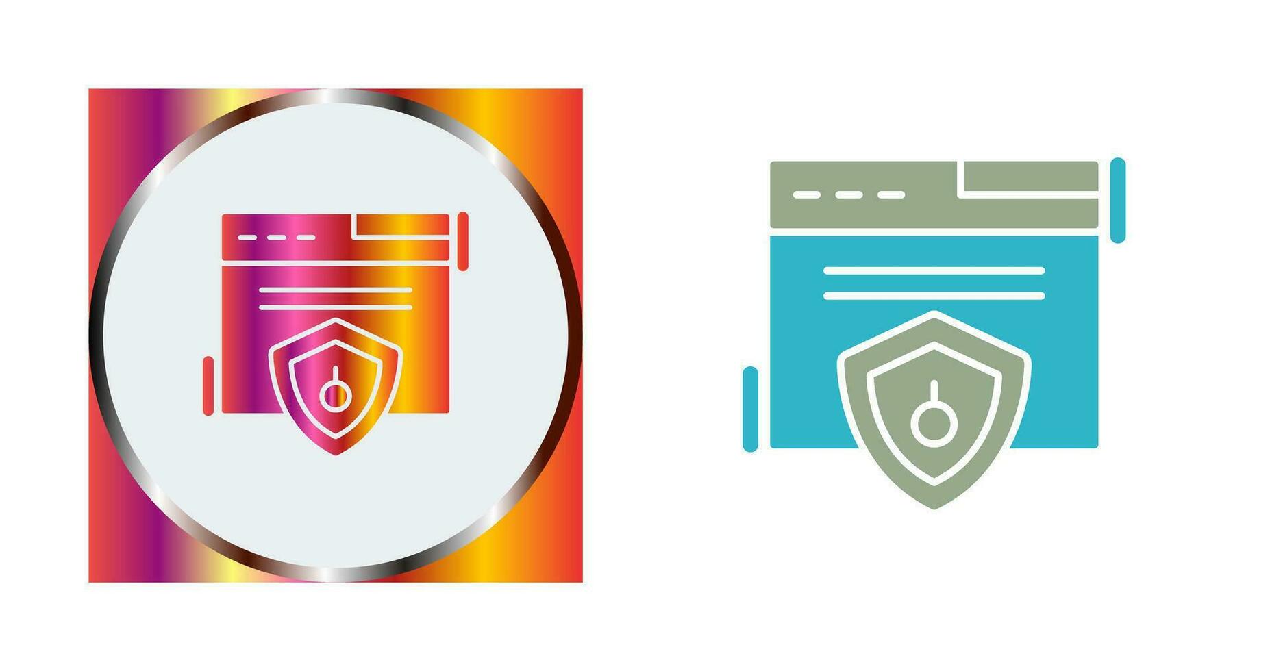 Web Security Vector Icon