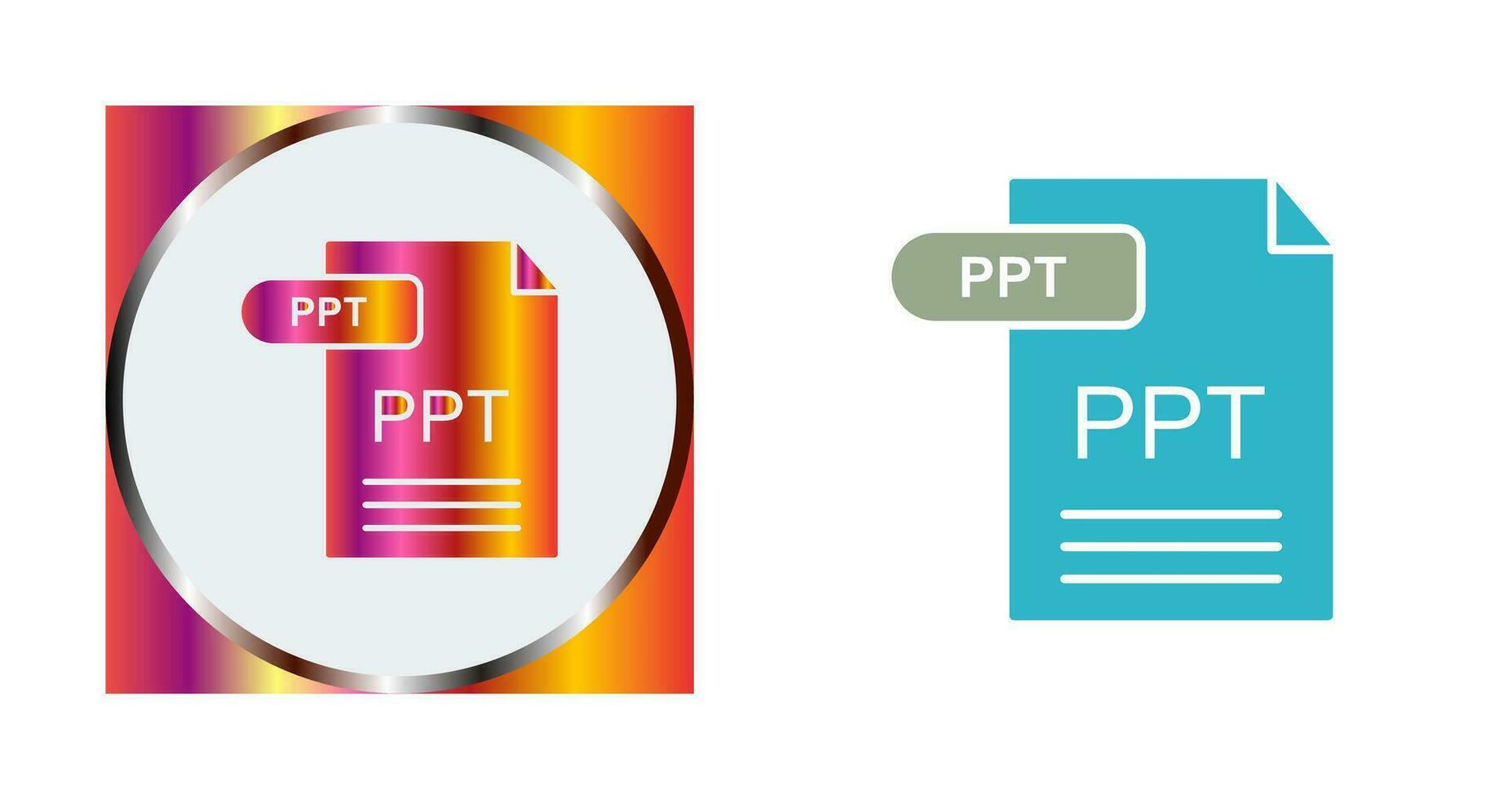 icono de vector de ppt