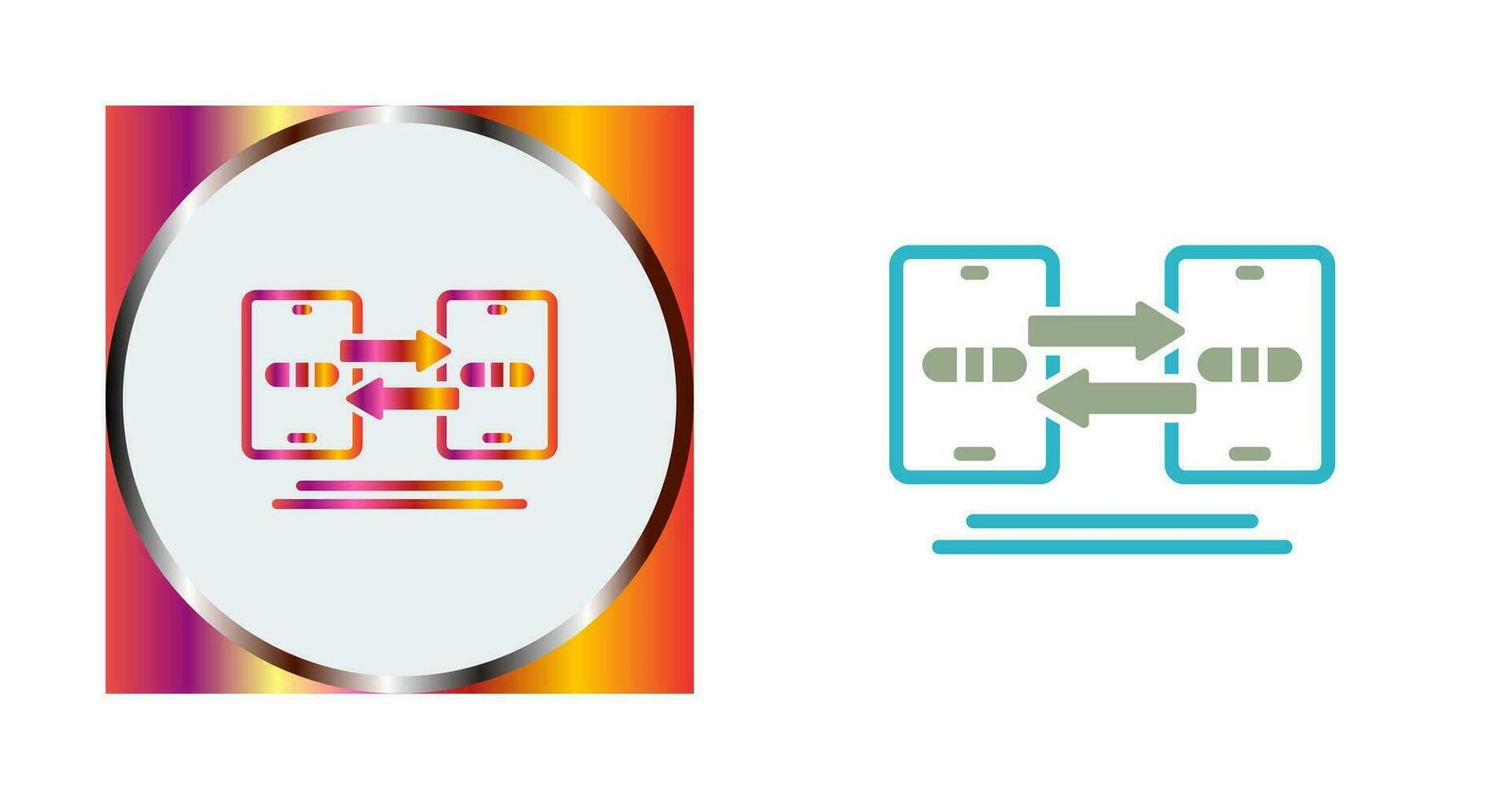 Data Synchronization Vector Icon