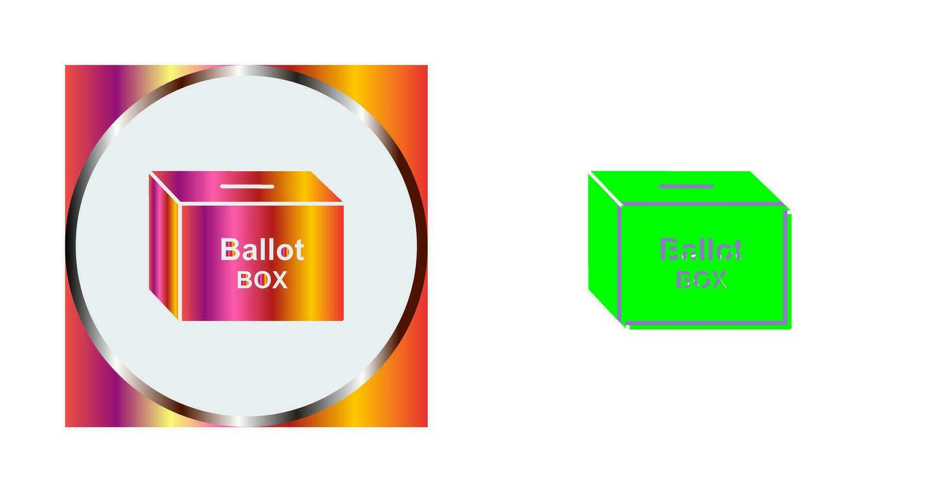 Ballot Box Vector Icon