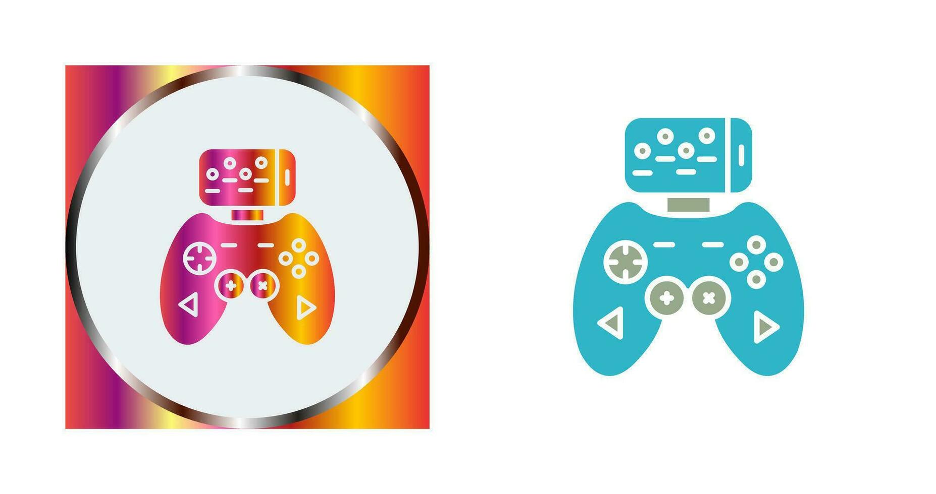 icono de vector de controlador de juego