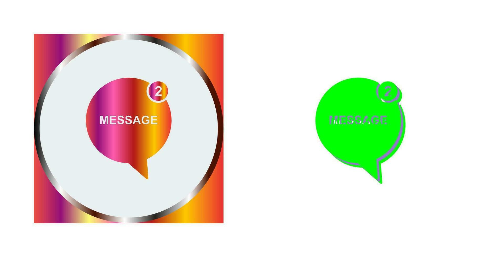 Message Bubbles Vector Icon