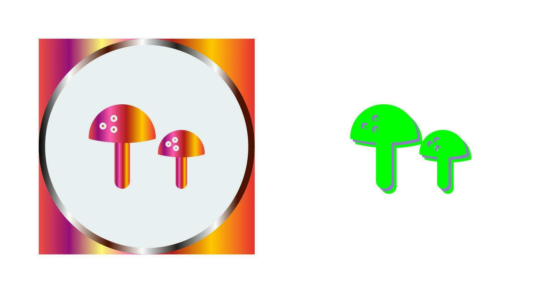 Mushrooms Vector Icon