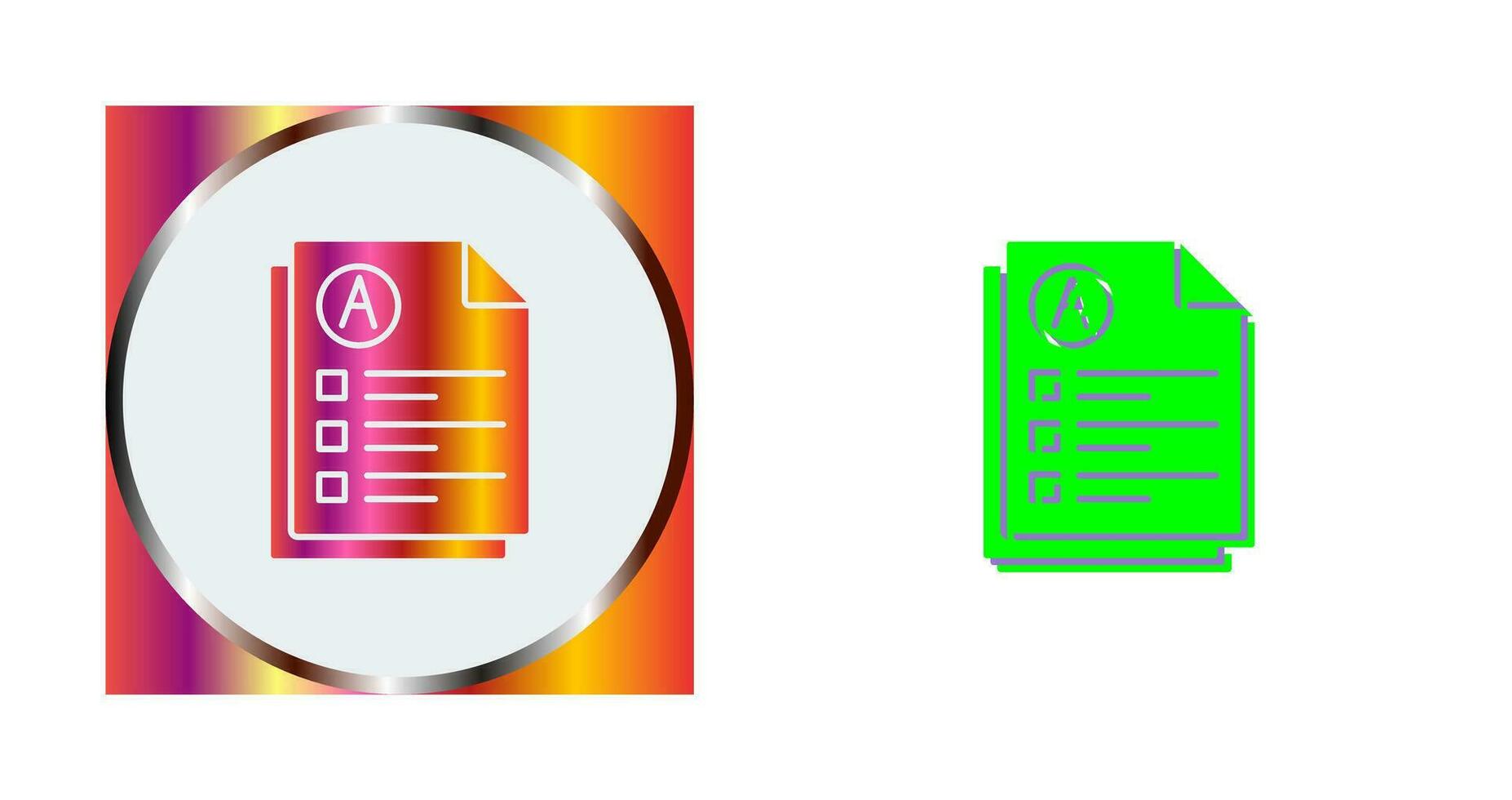 Exam Vector Icon