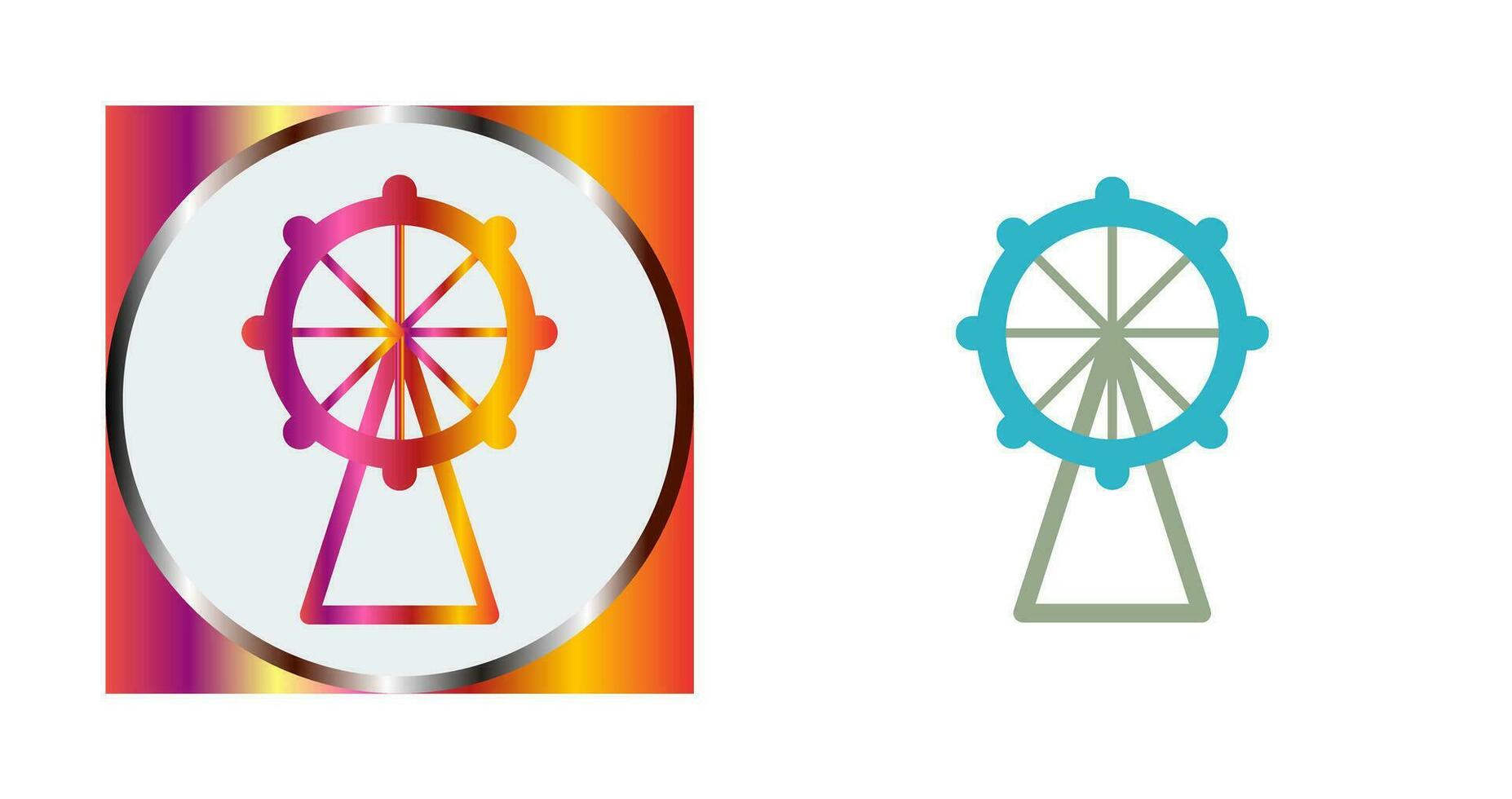 Ferris Wheel Vector Icon