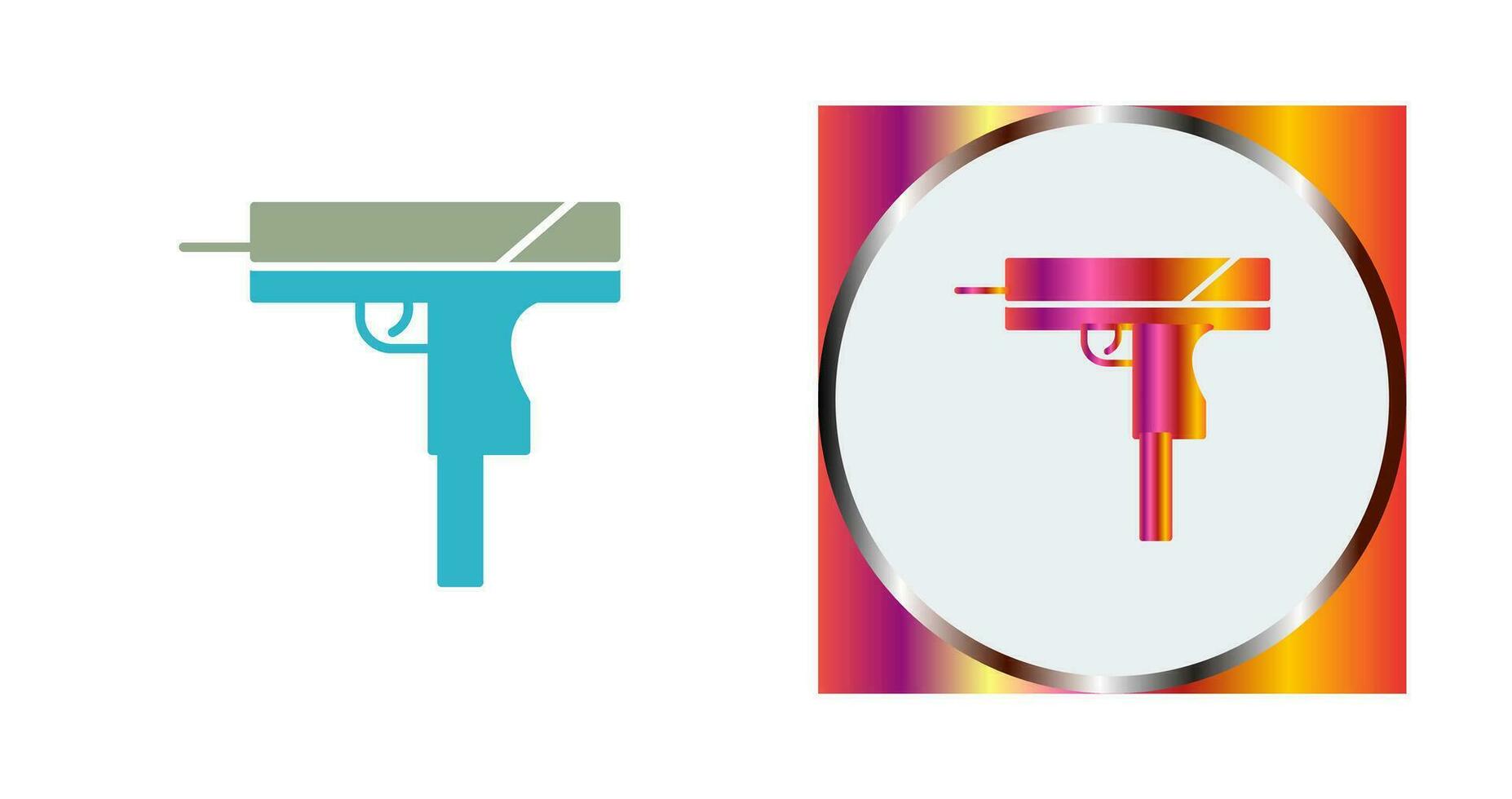 Unique Gun Vector Icon