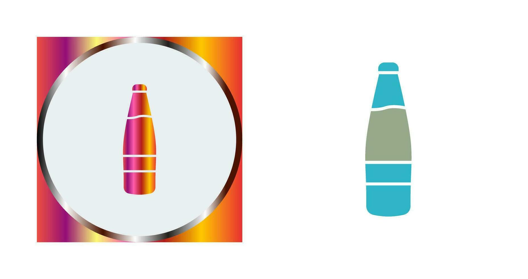 Beer Bottle Vector Icon