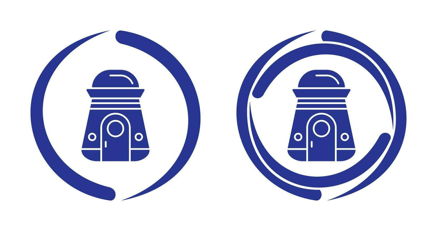 Space Capsule Vector Icon