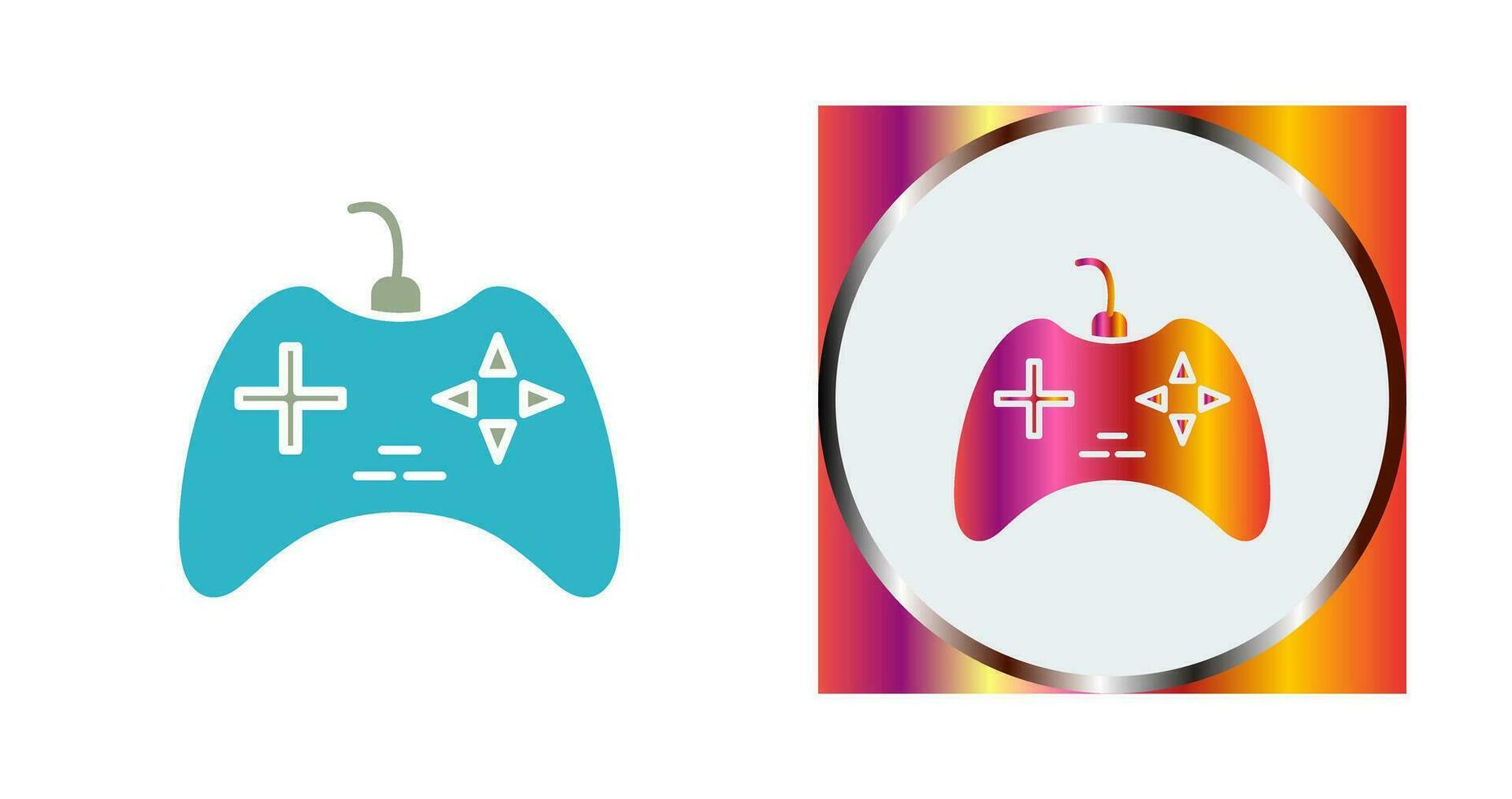 icono de vector de consola de juegos único