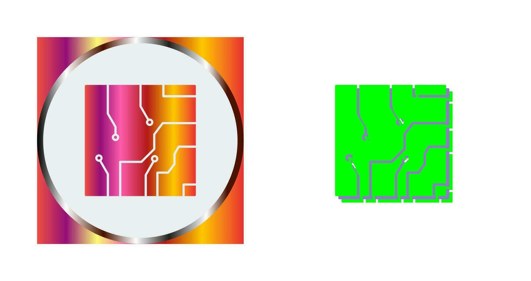 Electrical circuit Vector Icon
