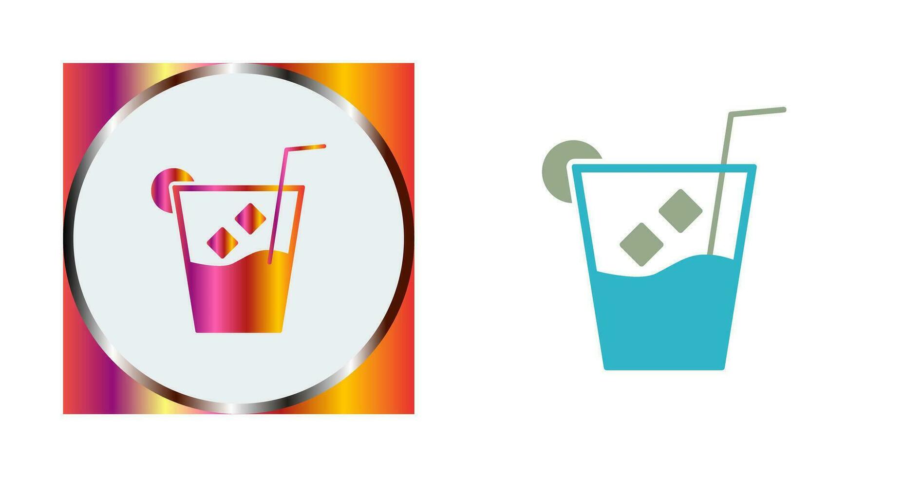 Unique Whiskey Sour Vector Icon