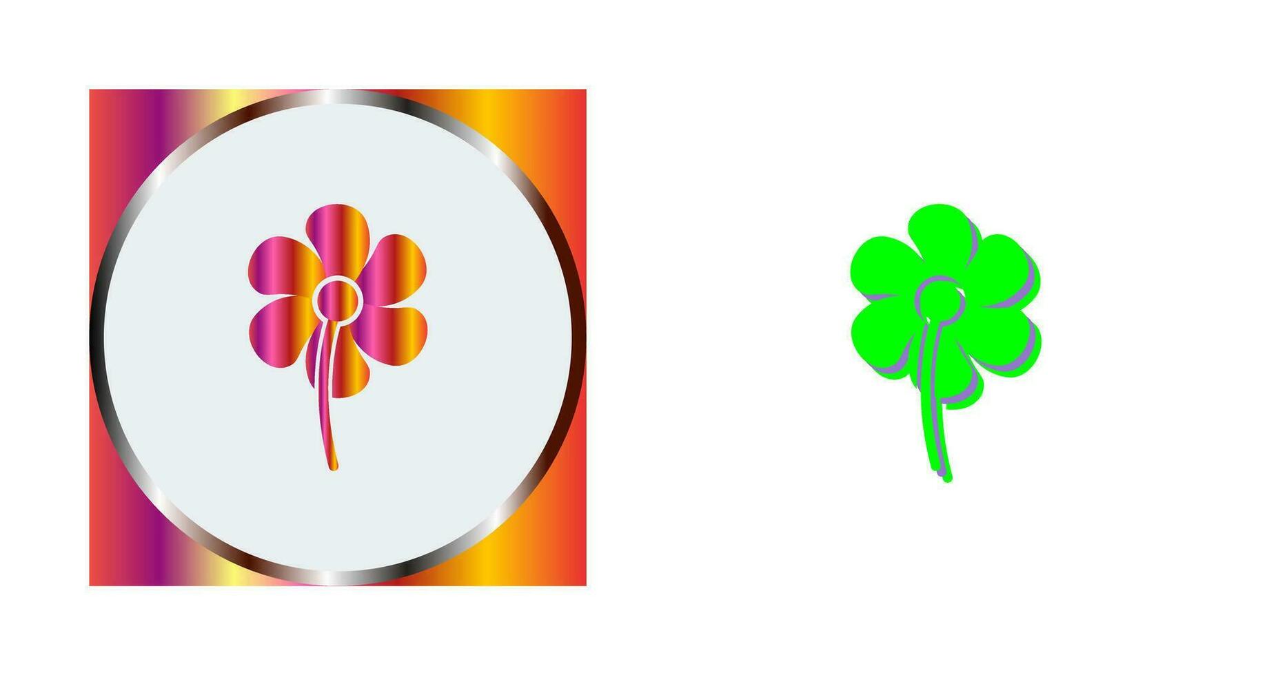 icono de vector de flores pequeñas