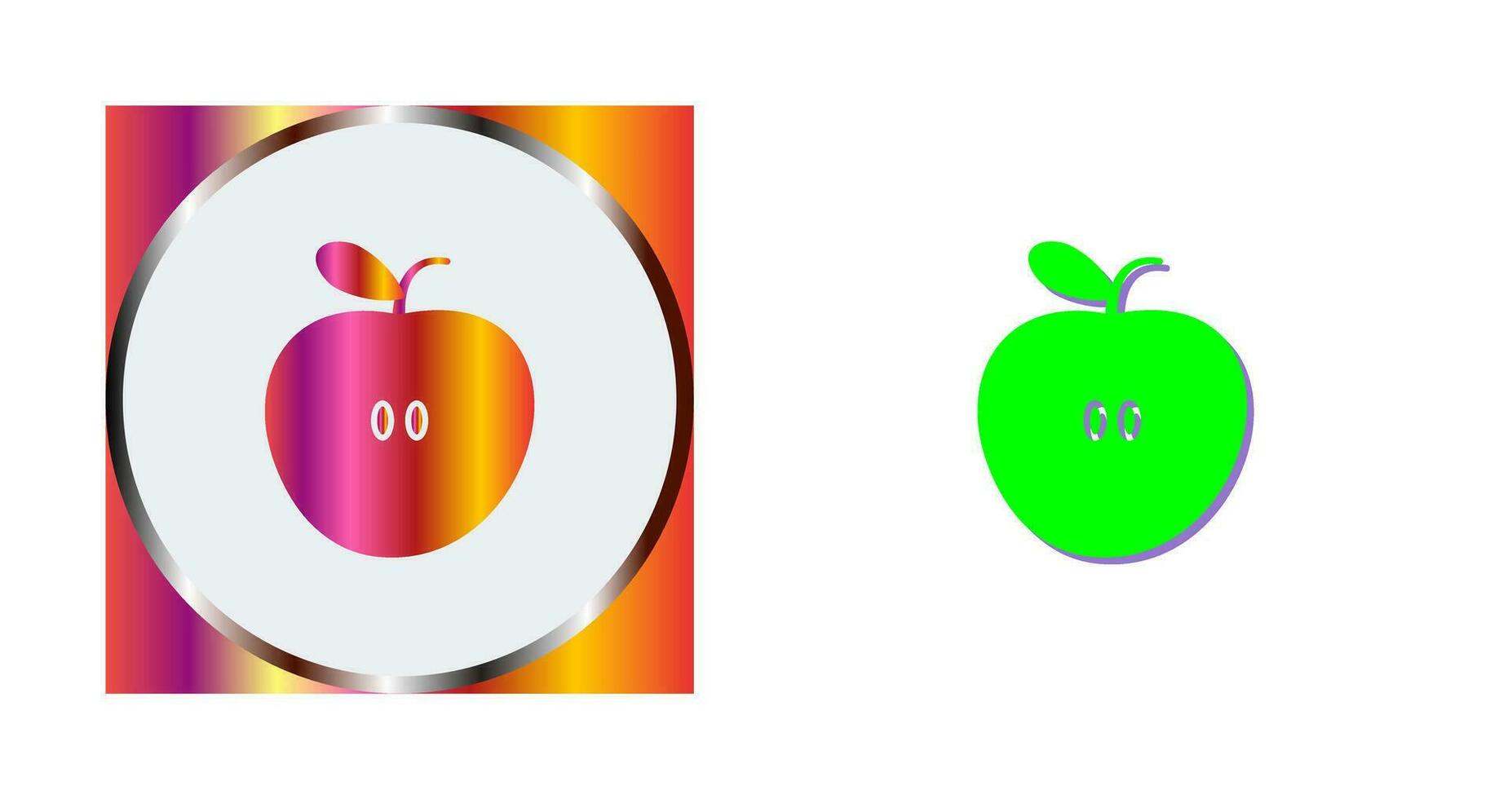 icono de vector de manzanas