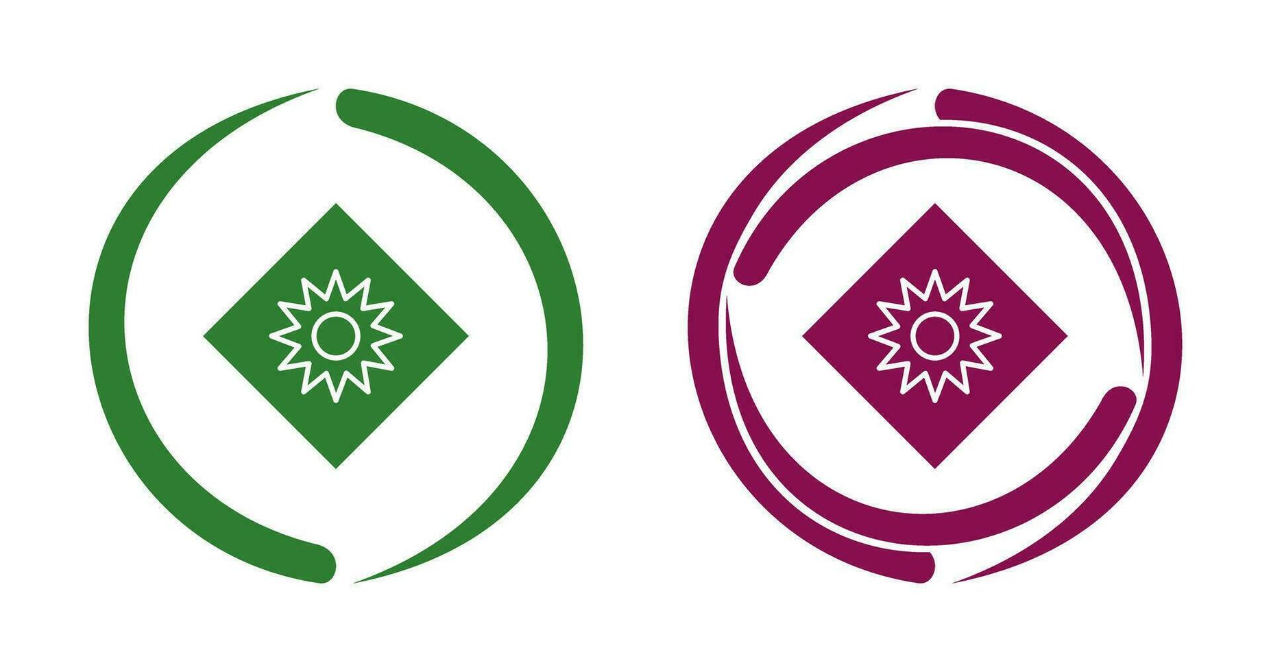 Optical Radiation Vector Icon