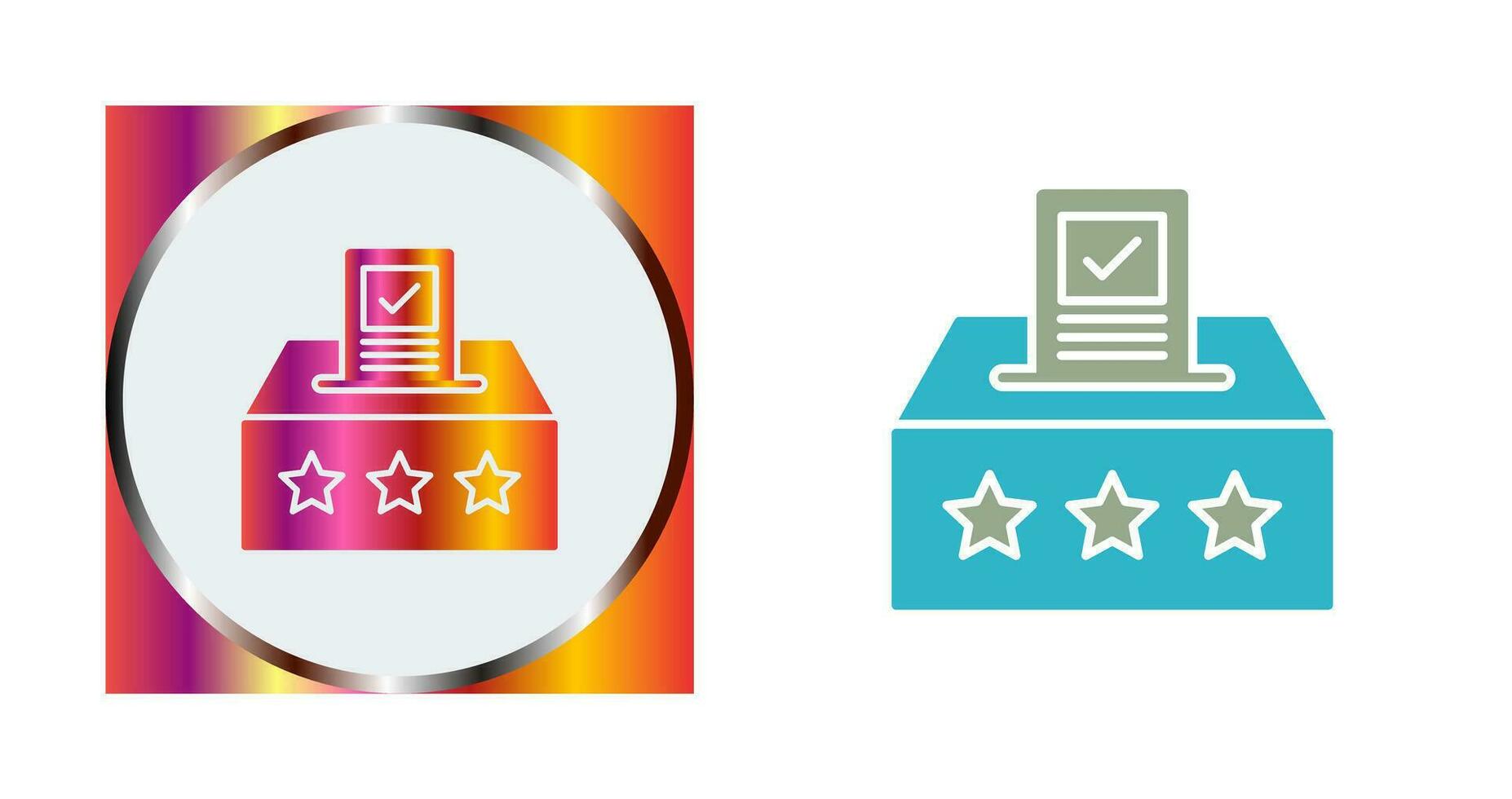 Ballot Vector Icon