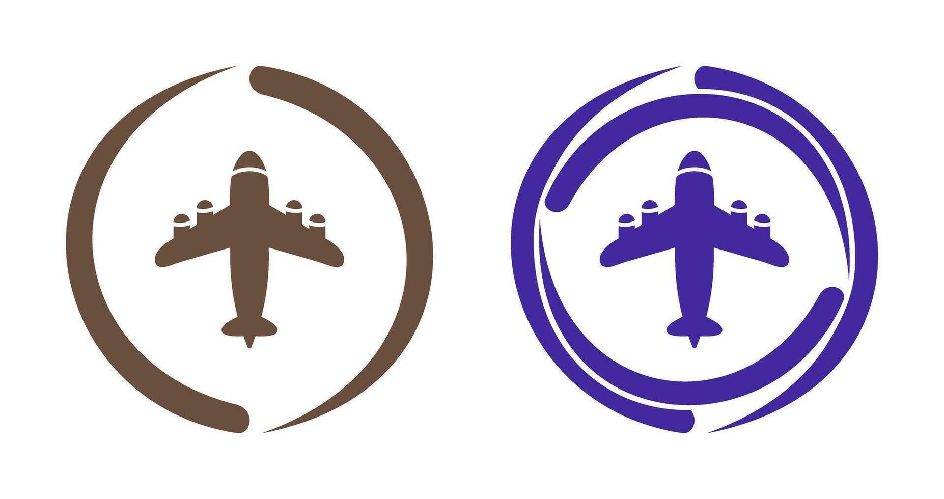 Flying Airplane Vector Icon