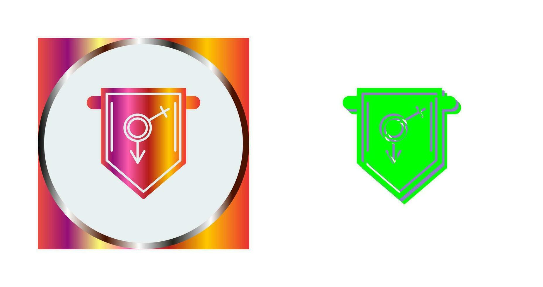 College Fraternity Vector Icon