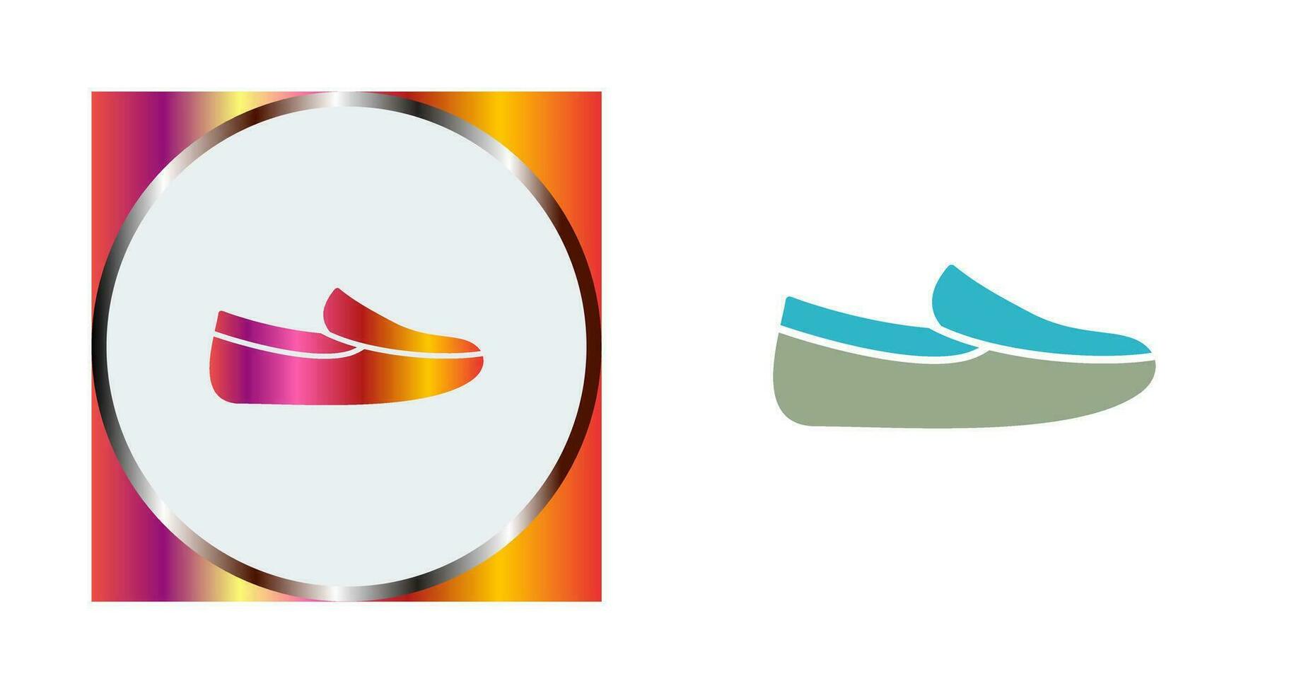 Men's Loafers Vector Icon