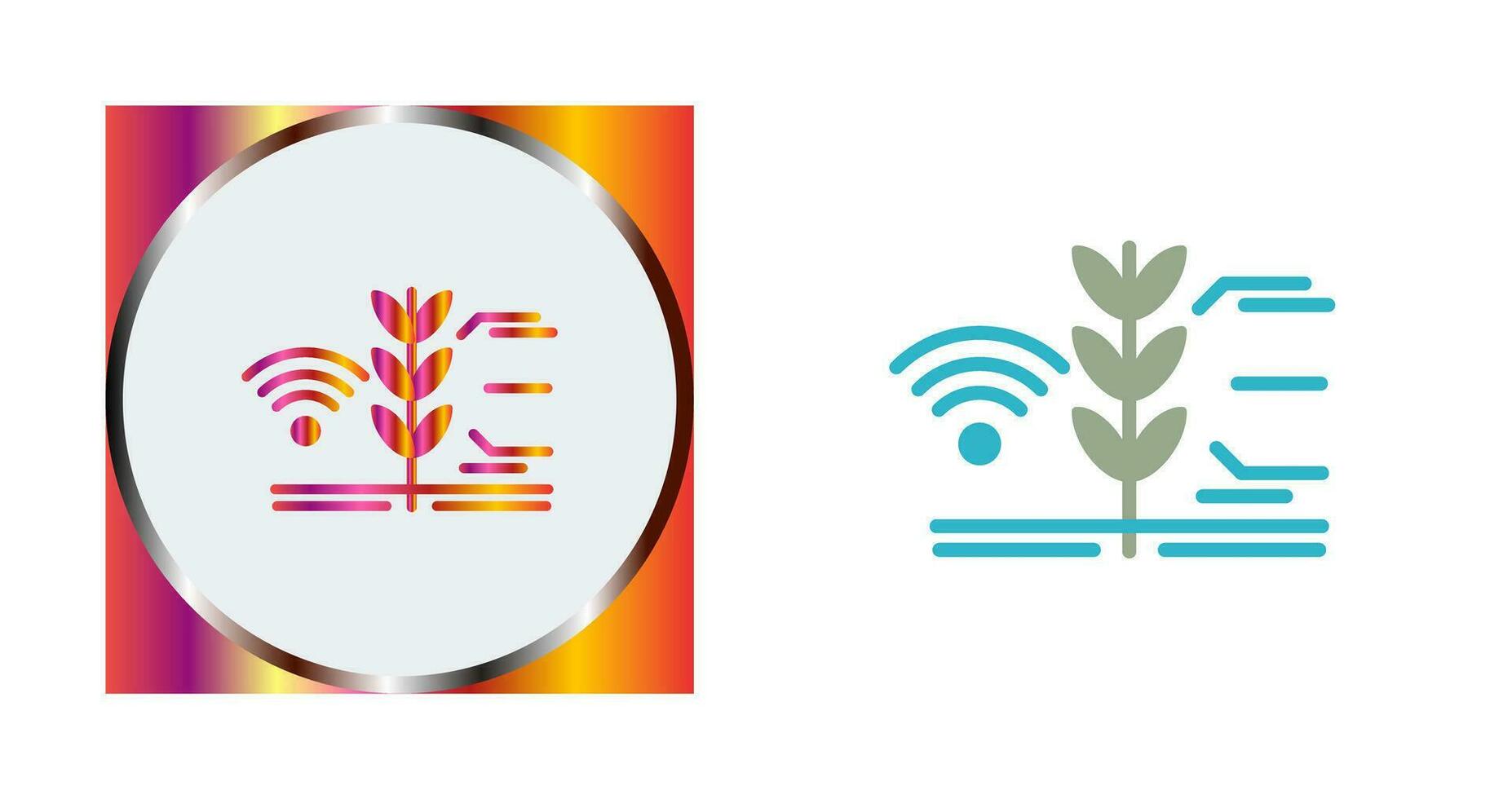Smart Farm Vector Icon