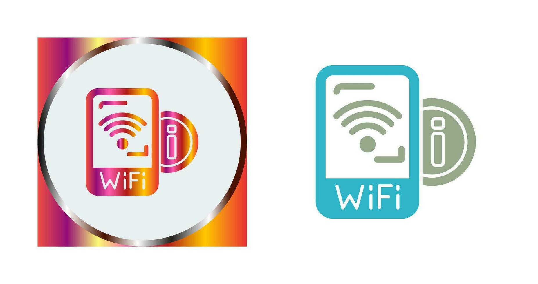 icono de vector de señal wifi