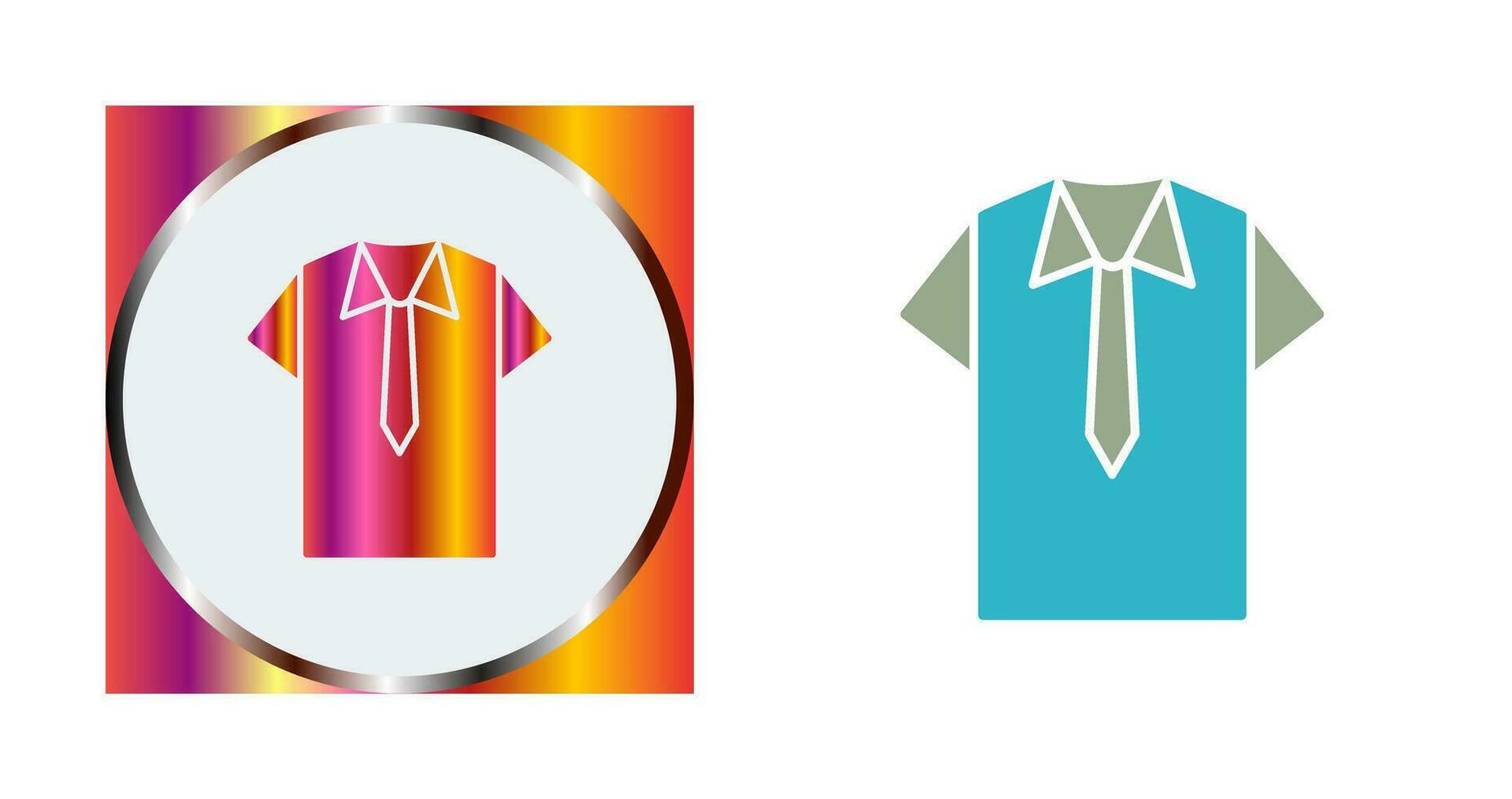 Shirt and Tie Vector Icon