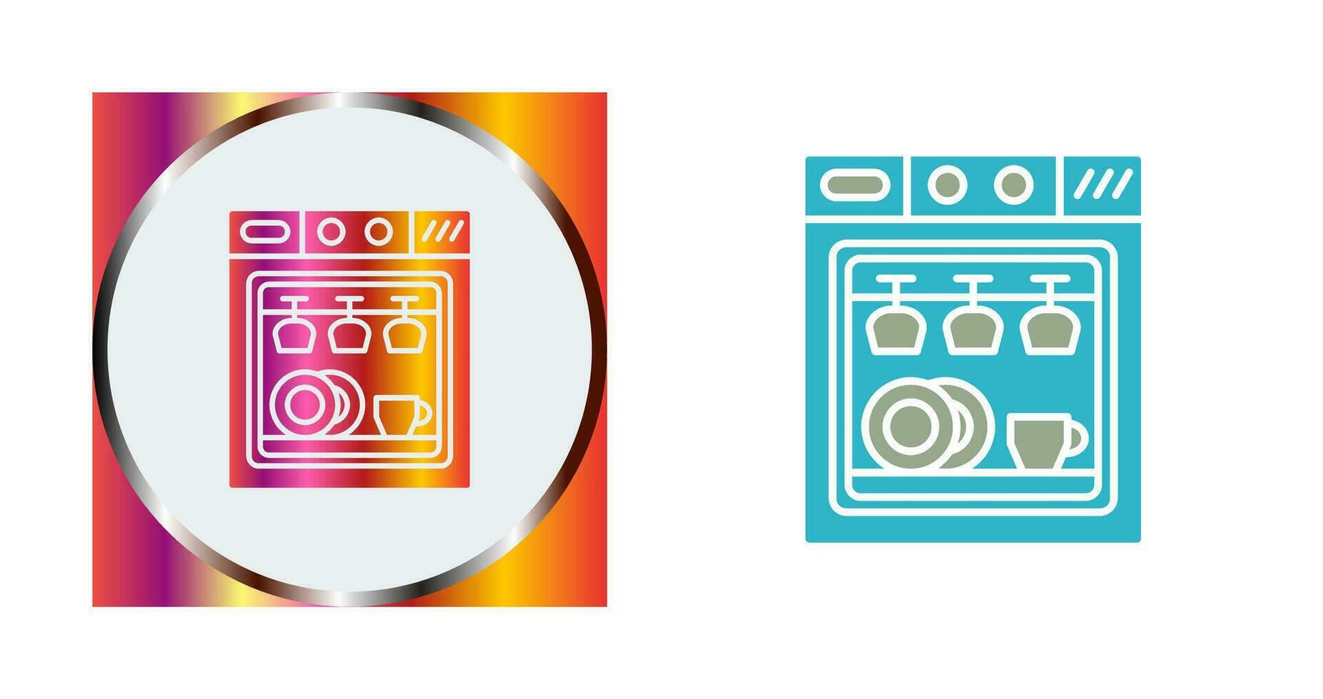 Dishwasher Vector Icon