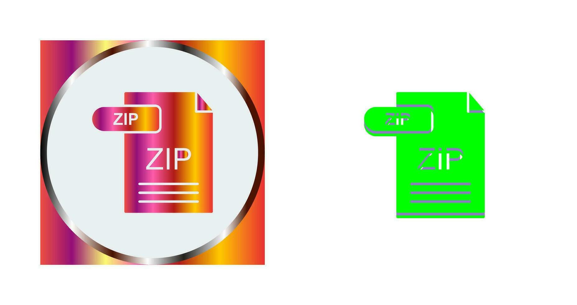 ZIP Vector Icon