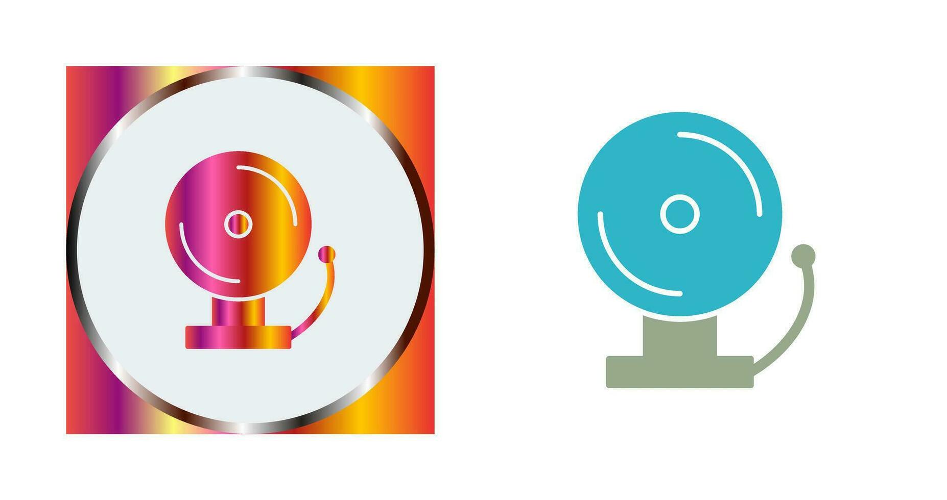 Unique Fire Alarm Vector Icon
