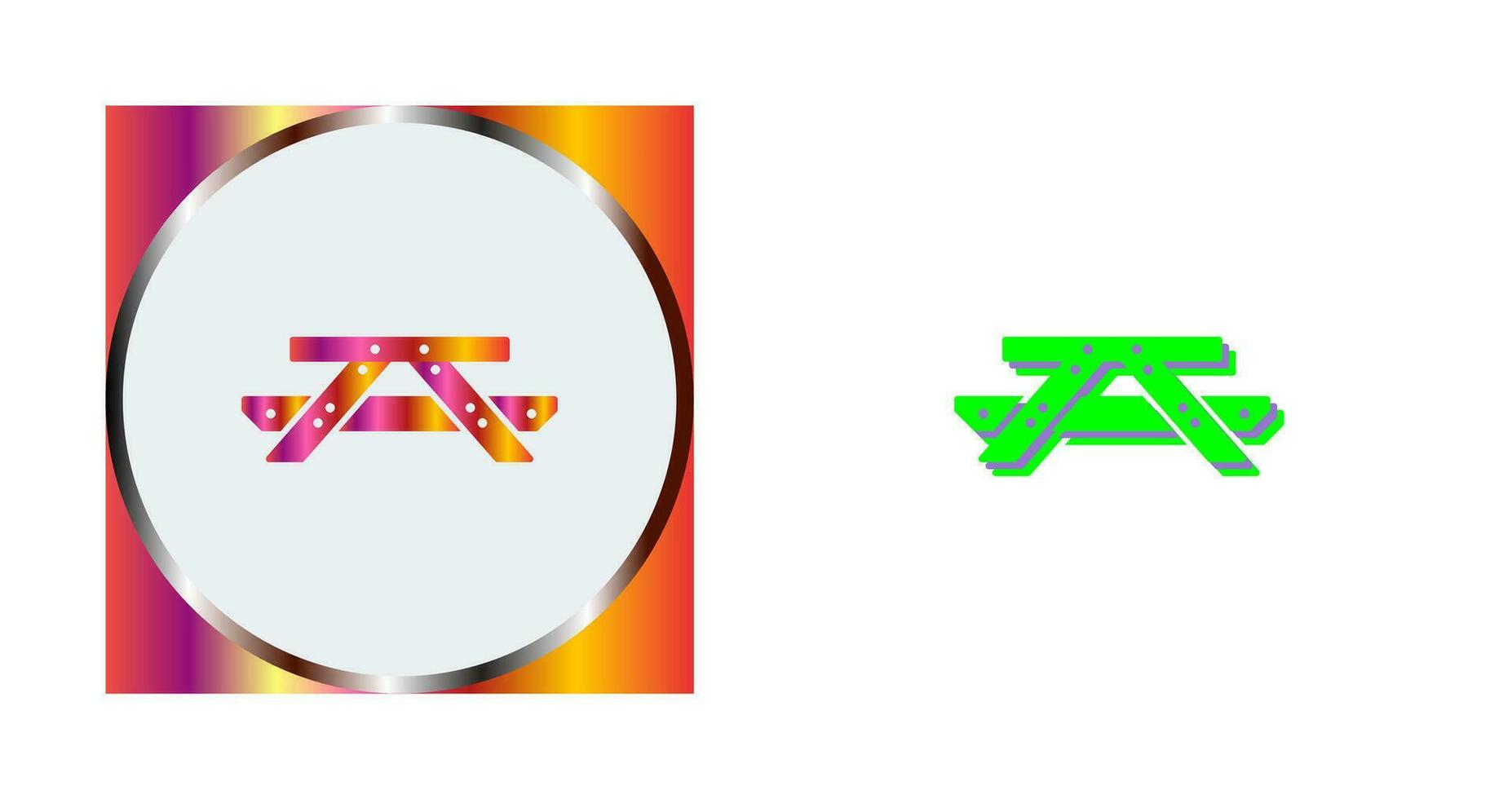 Picnic of Table Vector Icon
