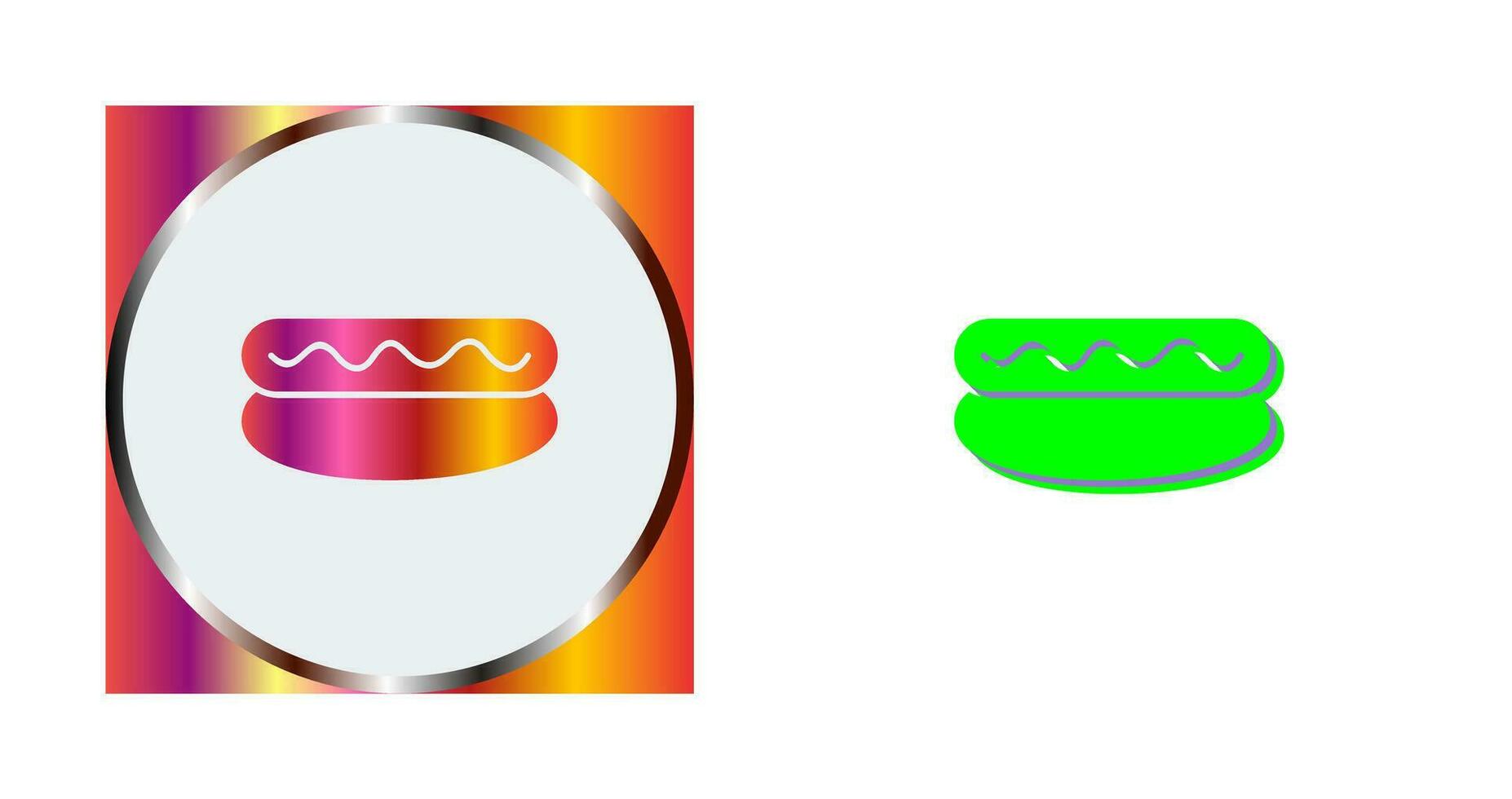 Hot Dog Vector Icon