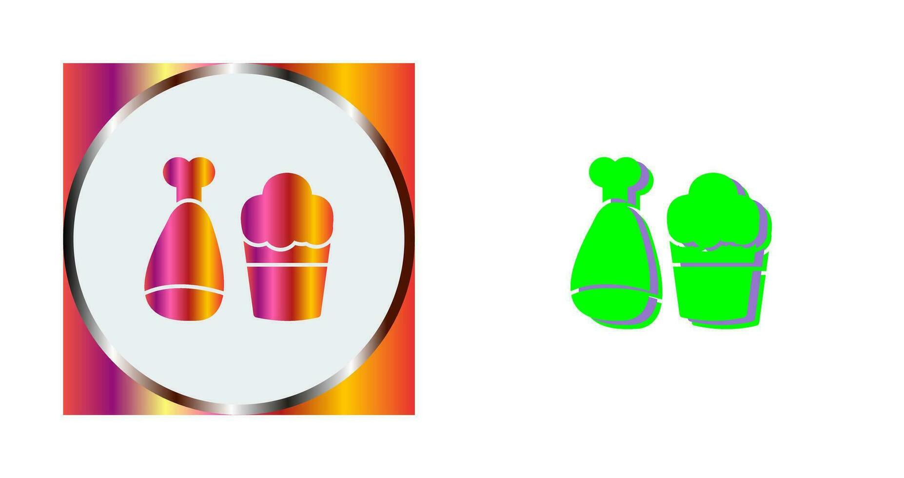 Food and Beer Vector Icon