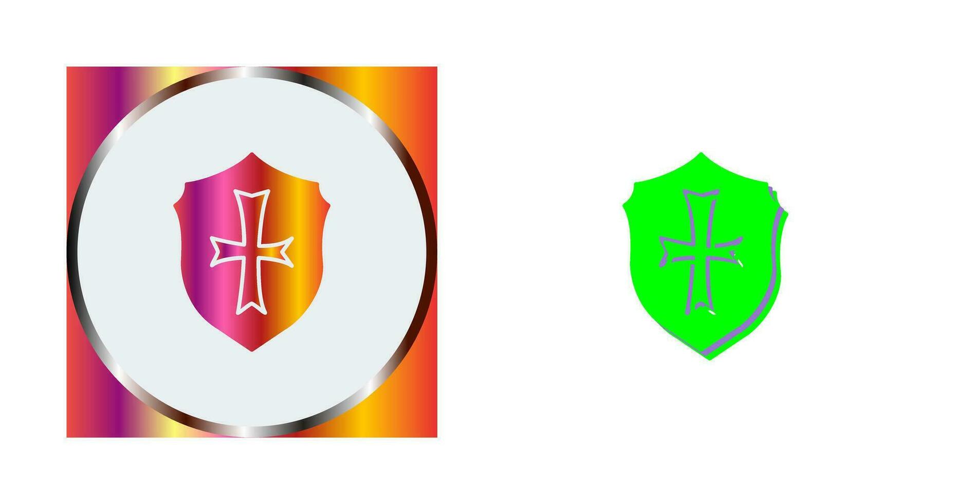 Unique Sheild Vector Icon