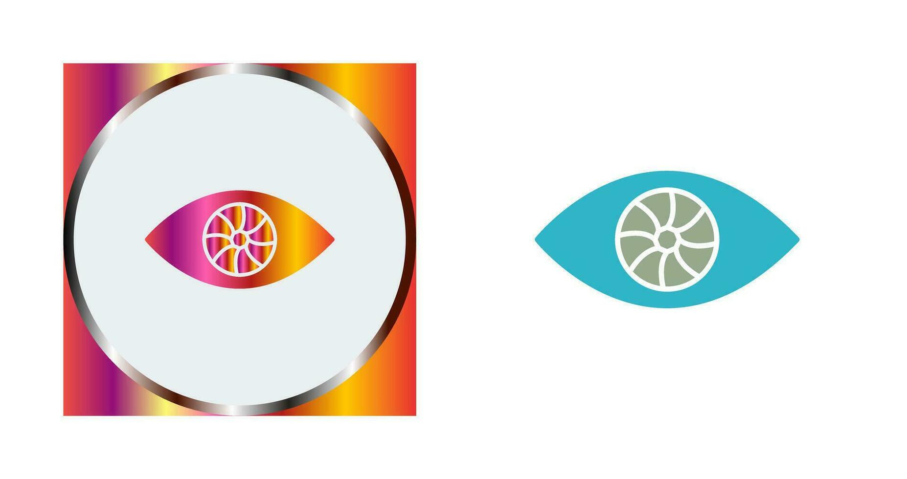 Unique Eye Vector Icon