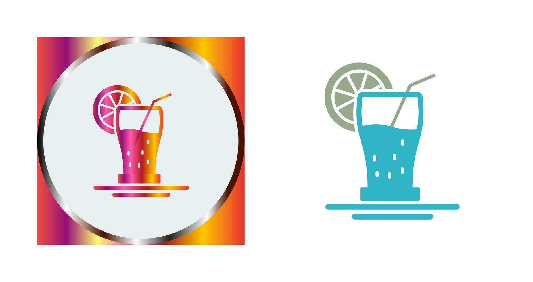 icono de vector de jugo de naranja