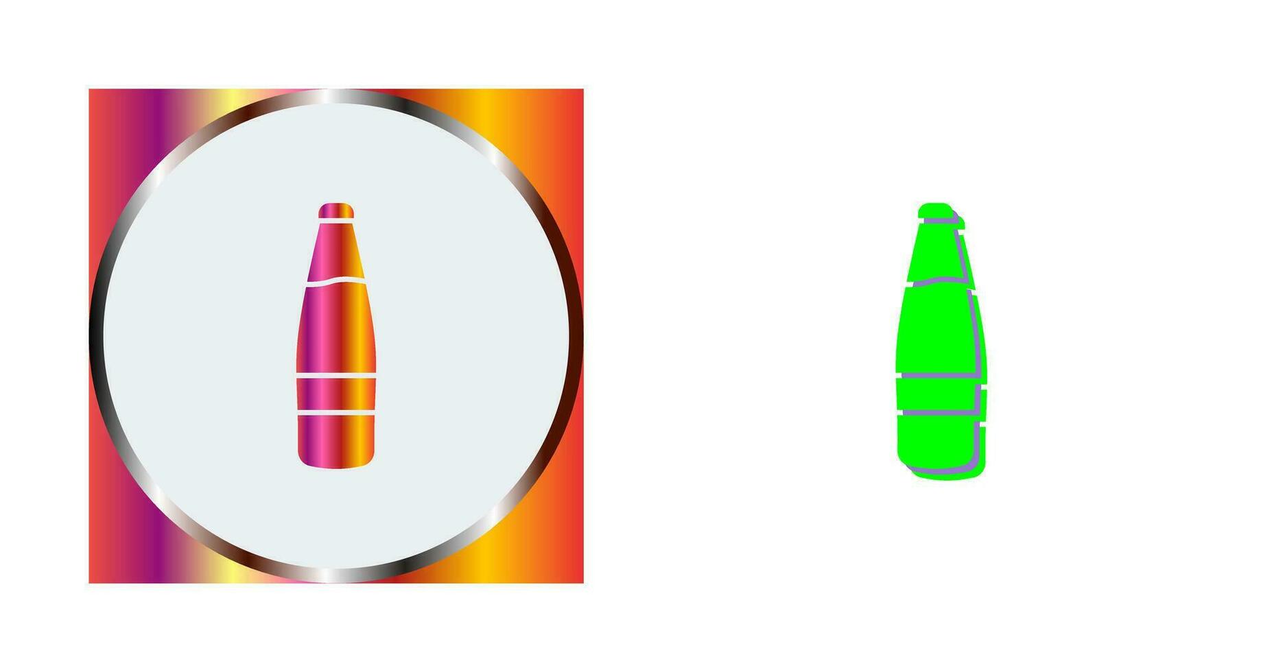 Beer Bottle Vector Icon