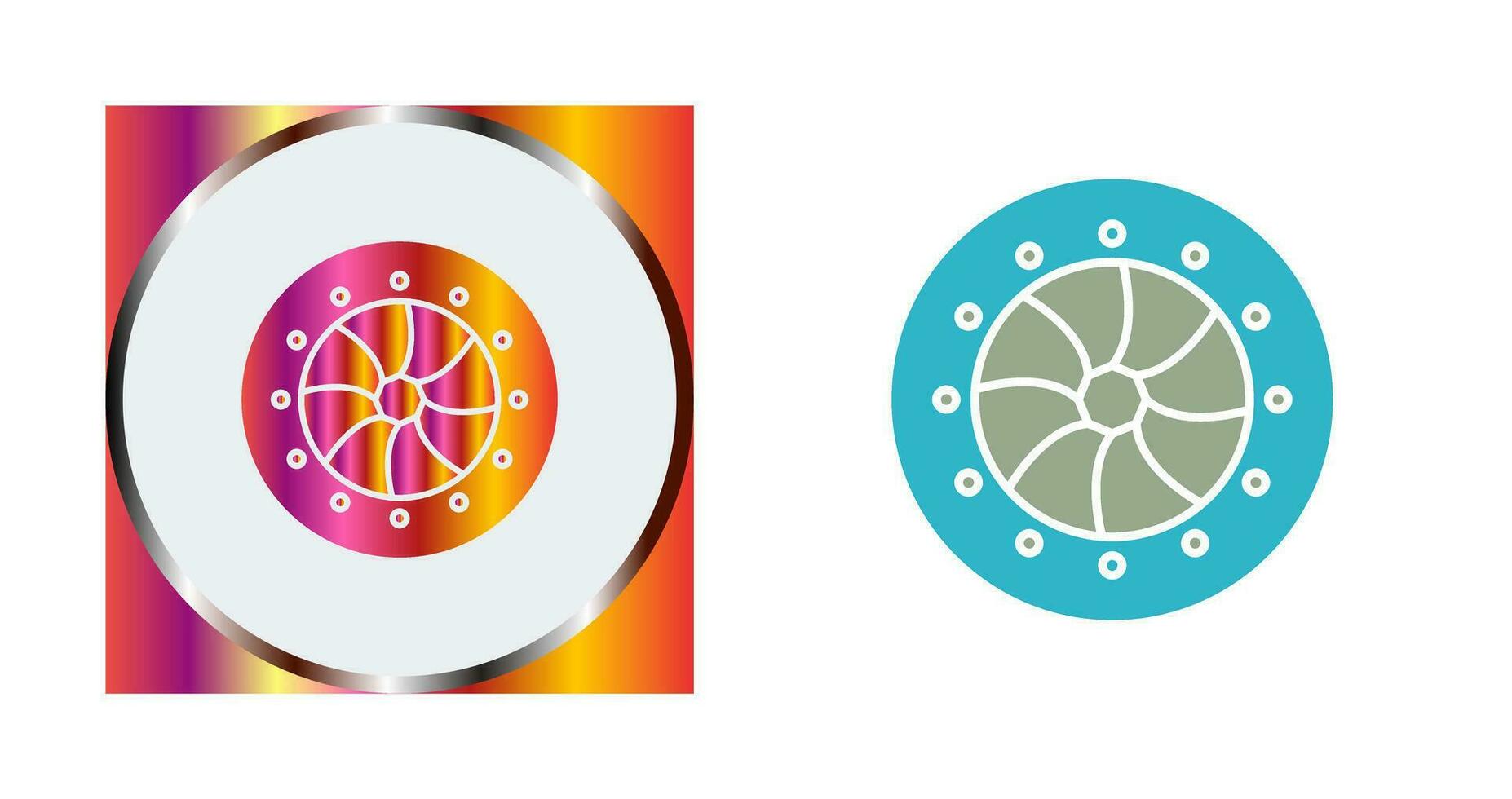 Unique Optical Diaphram Vector Icon