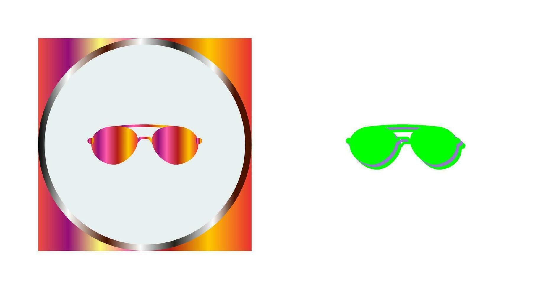 icono de vector de gafas de sol