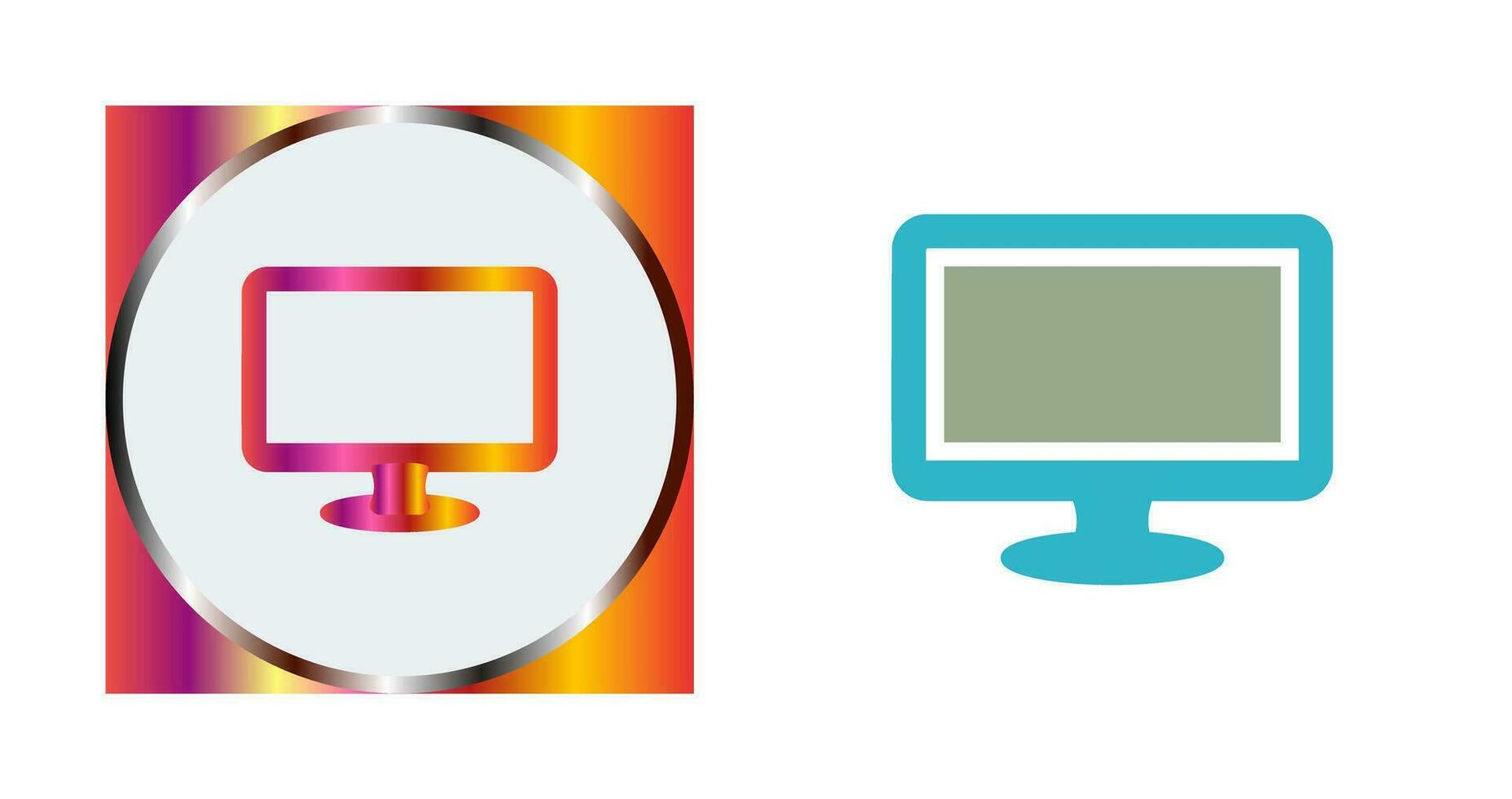 Monitor Vector Icon