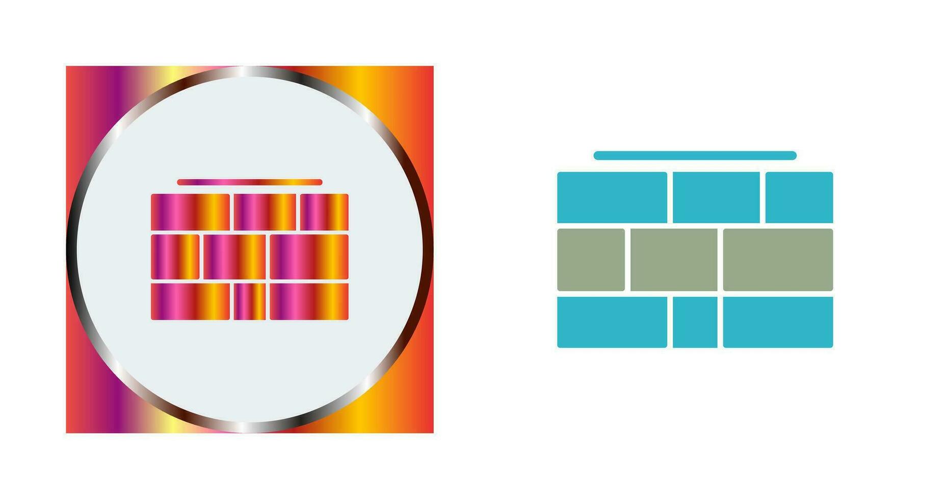 Brick wall Vector Icon