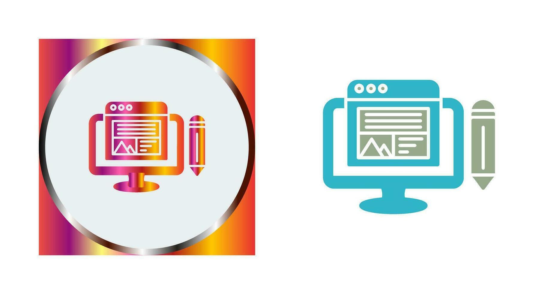 Web Design Vector Icon